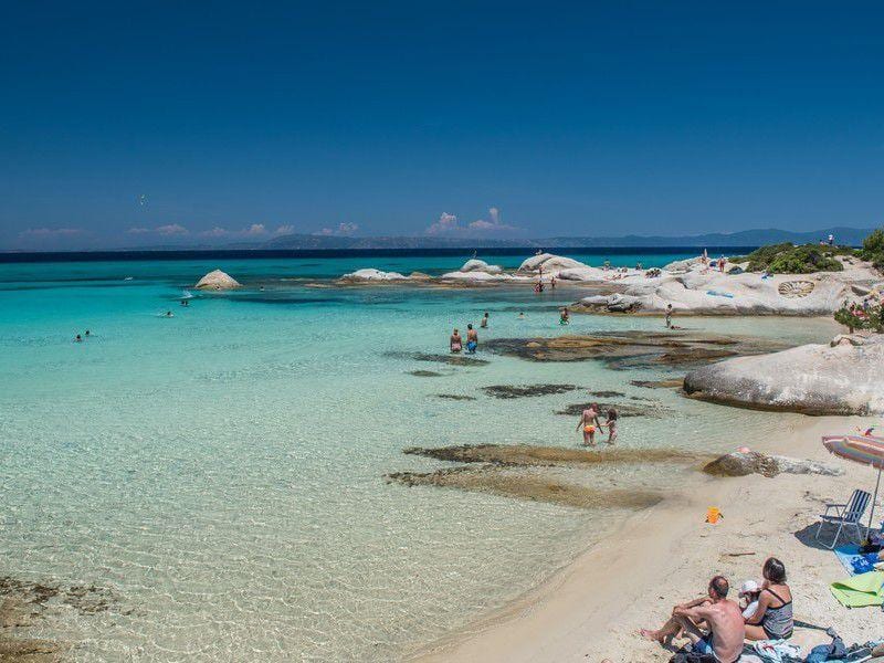 Kavourotrypes (Orange Beach), Sithonia