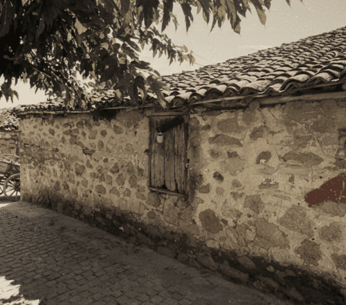 Traditional stone house in Sykia Halkidiki - Amira House bedroom - Sithonia
