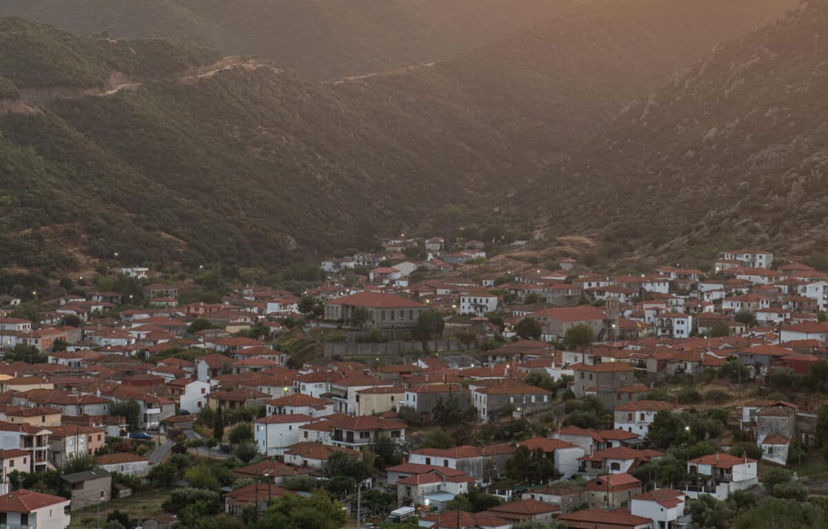 Traditional stone house in Sykia Halkidiki - Amira House bedroom - Sithonia
